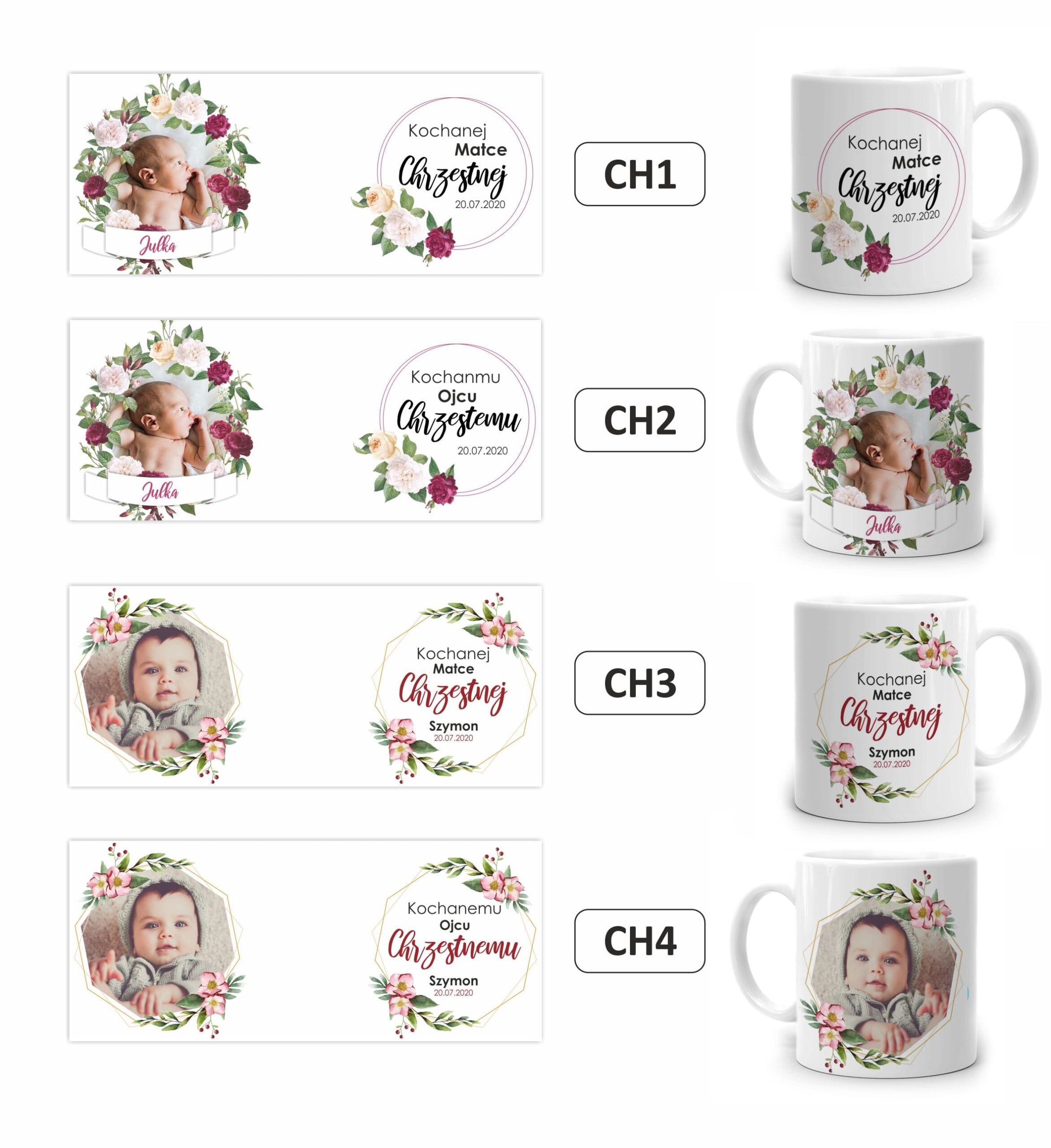 kubki personalizowane dla rodziców chrzestnych ze zdjĘciem kubki personalizowane dla rodziców chrzestnych ze zdjĘciem